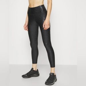 Puma safari glam 7/8 black leggings size XL